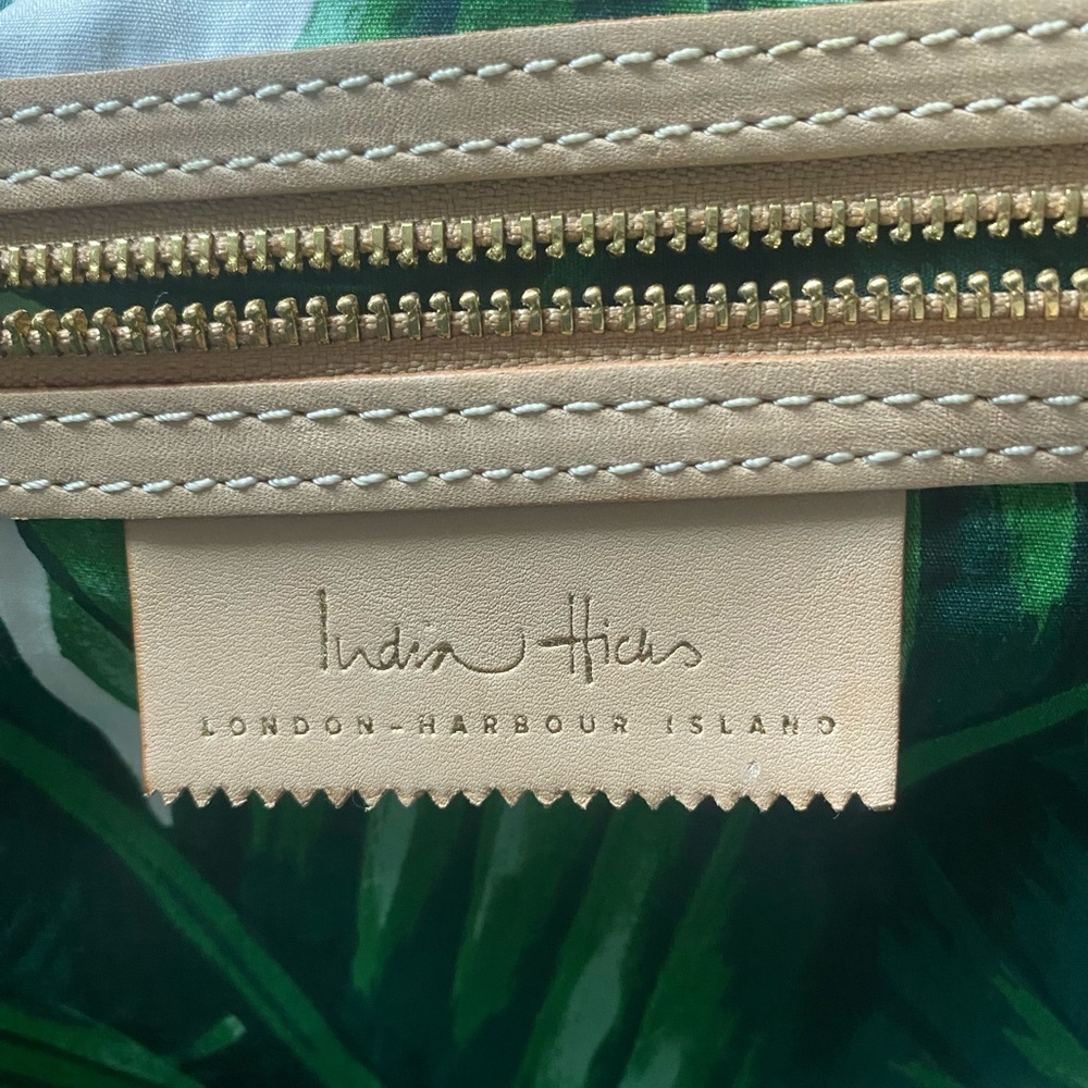 Large Riviera Straw India Hicks Tote Bag - Picture 4 of 6